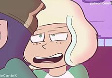 Futa Jackie fucks Janna on the school bus in wild action. Anime hentai upscaled to 4k for USA fans