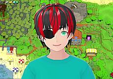 some hot underwear hornycraft cosplay with big tits and ass in usa parody 😏