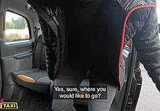 Female Fake Taxi - Big natural boobs impress customer