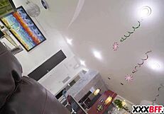 bff christmas party with big dick pov group hardcore lesbian sex