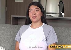 Massive titted latina thot kaori convinces producer with blowjob and fucking