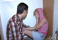 does the stylish teen give a blowjob?