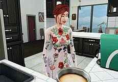 Free - Mature Woman Catches Her Stepson Masturbating In His Room And Offers To Help Him By Having Sex With Him