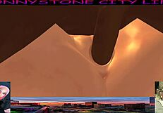 जॉनस्टोन मोनस्टर लंड से फ्लिप डिप को इंटररेशियल 3डी चोदता है?