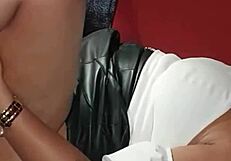 Masturbating for stranger through car window, quick fingering pussy and ass