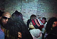 Petite Ebony Strips Panties In Public Outdoor Hideout!