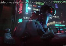 Overwatch Heroes Perform Footjobs in Fetish Compilation