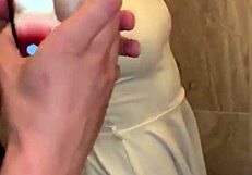 Nasty couple caught banging hard in public toilet, feeling so reckless and wild