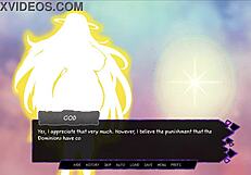 futariuums gate ep 1 half succubus faps to milf redhead futa cock