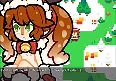 total nc christmas hentai game ep 1 with poppy from lol in festive parody