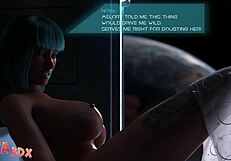 Horny bitch craves futa cock sucking