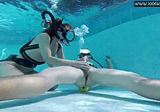 i watched minnie manga dive deep underwater for some wild dick action.