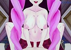 Perona and carrot's intense one piece pov hentai