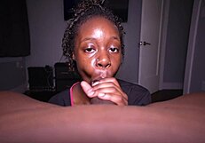 I fucked my ebony nurse with a big black cock