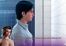 Busty Bbw Milf Landlady Evelyn Catches Tenant Masturbating In Shower!