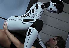 Projekt Passion AI sex robot with busty frame takes deep anal pounding