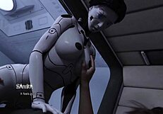 Projekt Passion AI sex robot with busty frame takes deep anal pounding