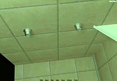 Dude sucks with close up nipple play and sensual boob licking in 3d hentai game