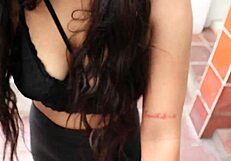 Innocent Maid Bent Over and Fucked Hard on the Balcony