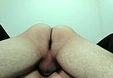 Amateur couple fucks in missionary position, leading to creampie