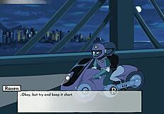 Raven goes on a date in the 18titans anime series