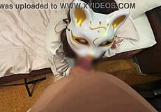 Intense hot night at hotel while husband is away, with blowjob and cum.