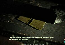 blonde teen in lingerie, desert game adventure, sexy surprises