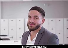 anytimeteen 18+ - freeuse teens interracial activity while working - penelope kay charley hart peter green nicky rebel