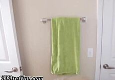 Blonde Teen Gets Cum on Face