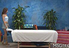 Pleasing my masseuse with that amazing ass gets me going