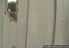 Hot Milf Spies On Waterboy And Invites Him For Rough Sex By The Pool