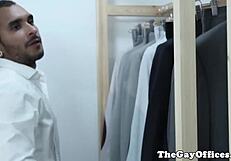 Gay Officesex Hunks Fucking On The Floor