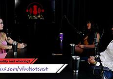 Wow, watch this blonde safada show her tits and twerk for her fiancé after dirty talk about Brazilian couples!