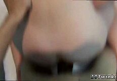 Small boy kisses gay twinks as they engage in bareback action.