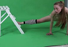 Watch Anna Mostik Spread Those Legs Wide!