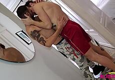 Yo, bumped into my neighbor in the elevator for some hot action - Drew Dixon & Koldo Goran