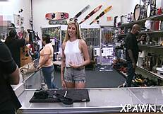 Sexy little amateur with tight pussy orgasms during fucking.