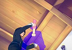 Kirito gets a steamy handjob in Sword Art Online yaoi game