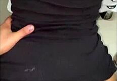 friend of my mother teases with her panties, stirring deep emotions in doggystyle blowjob