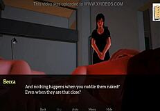 Chatting about my new family episode 140 with teen 18+ characters in anime style.