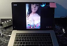 spanish bbw milf leyva hot fucks a fan on webcam in a casual encounter