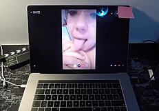 spanish bbw milf leyva hot fucks a fan on webcam in a casual encounter