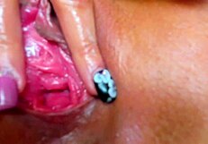 i watch the pornstar squirt from her shaved pussy