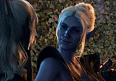 Baldurs Gate 3 Minthara Sex Scene With Shemale Futanari Lesbian Fucking