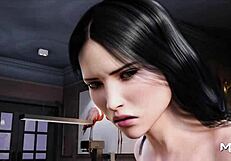 Fashion Business Girl Gets Pussy Fucked in Apartment 3D Anime