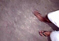 Can married Fanny flash her bare ass without panties in public?