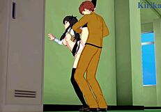 Saber, Rin Tohsaka, and Shirou Emiya in intense sex emotions from Fate Stay Night.