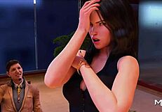 Fashion Business Girl Gets Pussy Fucked in Apartment 3D Anime