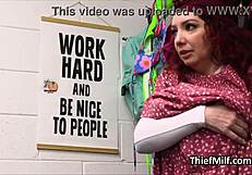 Fucking big tit milf housewife on action cam