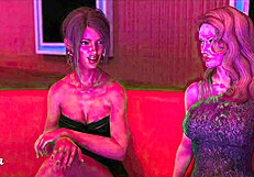 A Wife And Stepmother Explore Game Scenes Together